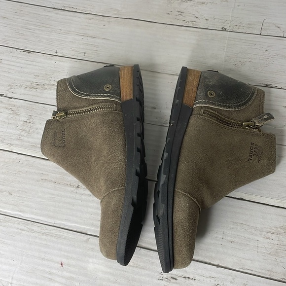 Sorel Major Olive Brown Ankle Booties - Picture 6 of 10